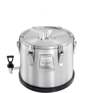 Termos do Żywności Stalowy do Transportu 20l + Kran Stalgast 052204