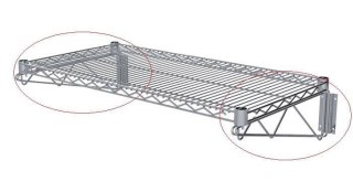 Uchwyt ścienny SL-14/V (36cm) (1kpl.)