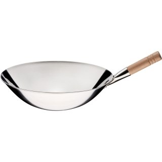 Wok Patelnia Polerowana Ø40 cm do Kuchni Indykcyjnych Typu Wok Stalgast 037401