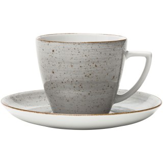 Filiżanka Ze Spodkiem Kolor Siwy Boss 350 ml Lubiana