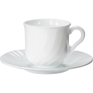 Komplet 6 Spodków i 6 Filiżanek 0,25l Stalgast 388655