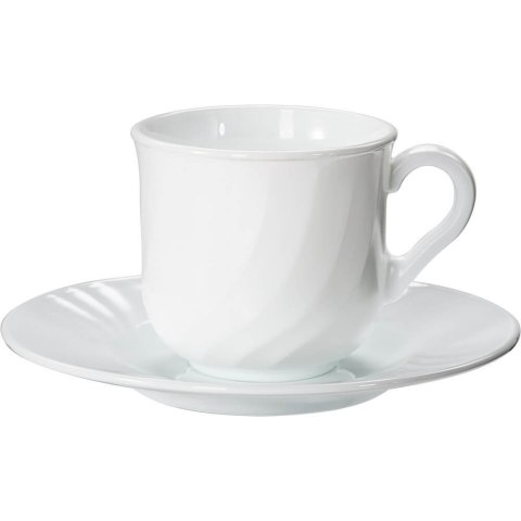 Komplet 6 Spodków i 6 Filiżanek 0,25l Stalgast 388655