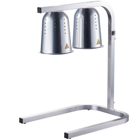 Lampa Grzewcza do Żywności 500W 2 Elementy Grzewcze Stalgast 692500