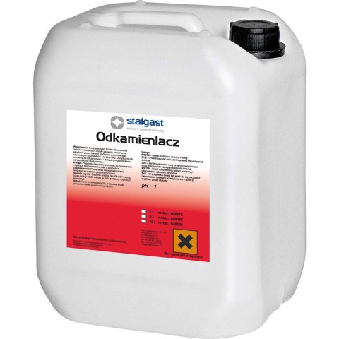 Odkamieniacz do Urządzeń Gastronomicznych Zmywarki Pieca 10l Stalgast 648100