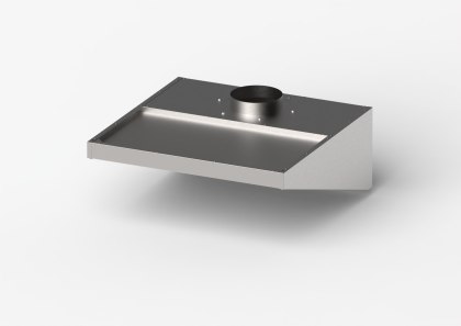 Okap skręcany niski 1010x1000x400 Gredil Stalgast 619110