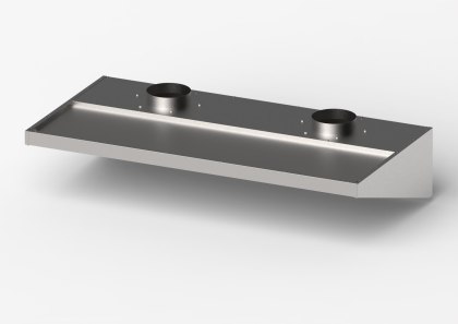 Okap skręcany niski 2010x1000x400 Gredil Stalgast 619120