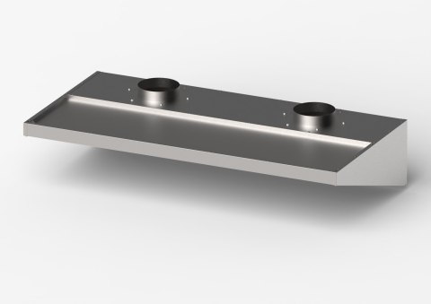 Okap skręcany niski 2010x1000x400 Gredil Stalgast 619120