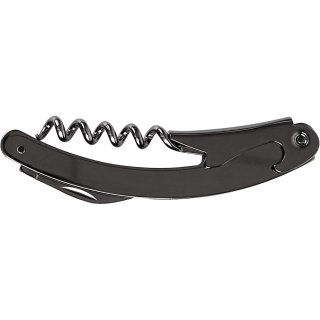 Otwieracz Korkociąg Kelnerski Czarny Zakrzywiony 3-Funkcyjny Stalgast 472996