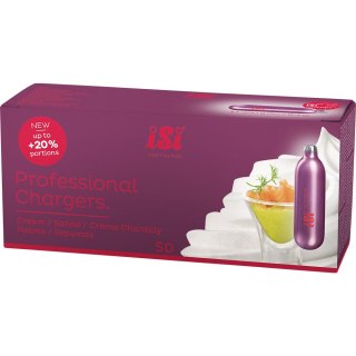 Profesjonalne Naboje do Syfonu do Bitej Śmietany Isi 50 szt Stalgast 500017