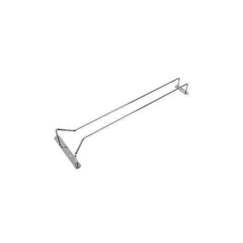 Wieszak na Kieliszki 1-Rzędowy Chromowany 400 mm Stalgast 478010