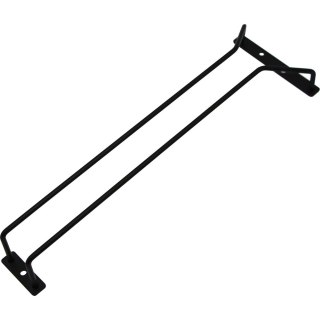 Wieszak na Kieliszki 1-Rzędowy Czarny 400 mm Stalgast 478011