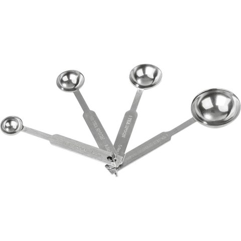 Zestaw Łyżek-Miarek Kuchennych 4 szt Stalgast 506010