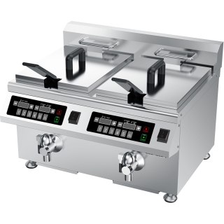 Frytownica Elektryczna Indukcyjna 2-Komorowa 2x8l 2x3,5 kW Stalgast 746782