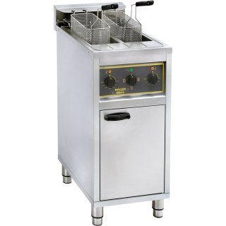 Frytownica Elektryczna Roller Grill z Szafką 2x10l 12 kW Stalgast 777210