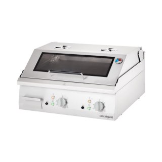 Grill Elektryczny Gładki Z Pokrywą 80x70 Gastronomiczny Stalgast 9731190