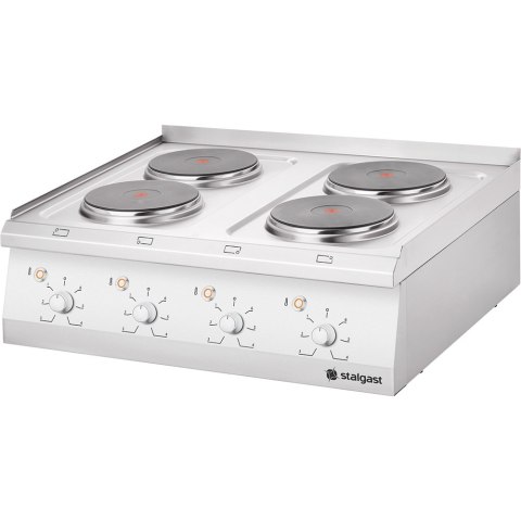 Kuchnia Elektryczna 4-Polowa Stalgast 9706000 10,4kW 800x700mm