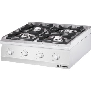 Kuchnia Gazowa 4-Palnikowa 20,5kW Gaz Ziemny Gastronomiczna Stalgast 9706110