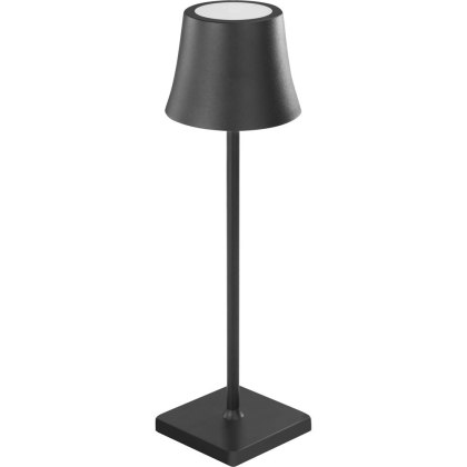 Lampka Stołowa Led Bezprzewodowa Czarna 375 mm Stalgast