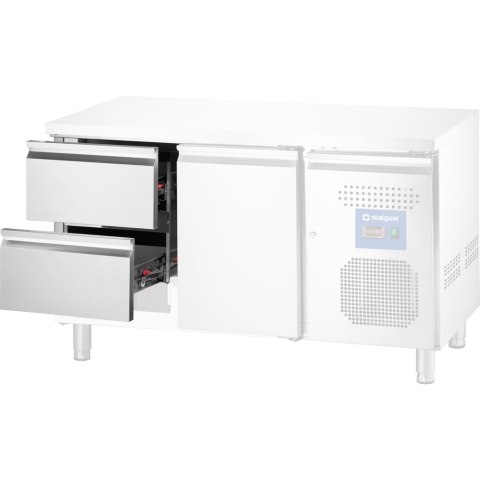 Moduł 2 Szuflad do Stołów Chłodniczych GN 1/1 Bok Stalgast 831000