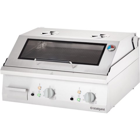 Płyta Grillowa Ryflowana 800x700 Z Pokrywą Gastronomiczna Stalgast 9731290