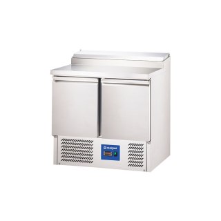 Stół Chłodniczy Gastronomiczny 2-Drzwiowy z Nadstawą Sałatkową 240l Stalgast 832328