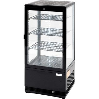 Witryna Chłodnicza Cukiernicza Gastronomiczna 78l Czarna LED Stalgast 852174