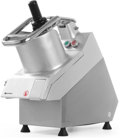 out Elektryczna szatkownica do warzyw z dużym otworem i zestawem tarcz Hendi 231852
