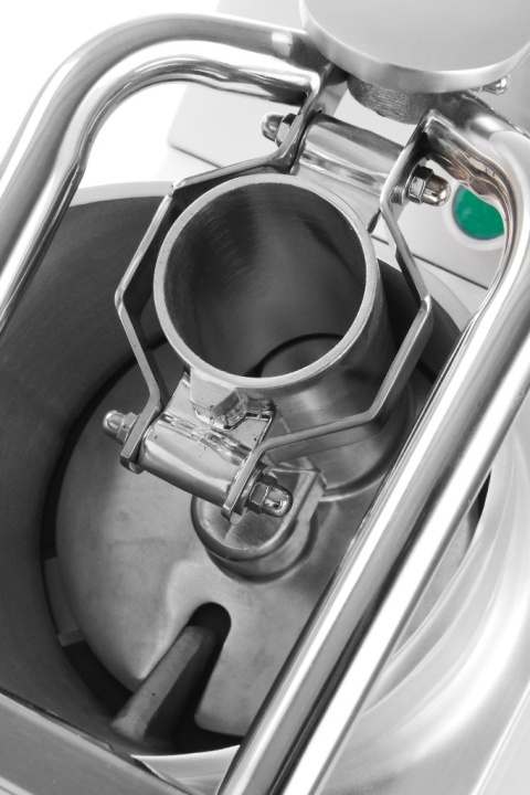 out Elektryczna szatkownica do warzyw z dużym otworem i zestawem tarcz Hendi 231852