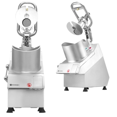 out Elektryczna szatkownica do warzyw z dużym otworem i zestawem tarcz Hendi 231852