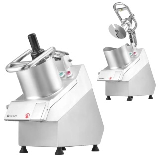 out Elektryczna szatkownica do warzyw z dużym otworem i zestawem tarcz Hendi 231852