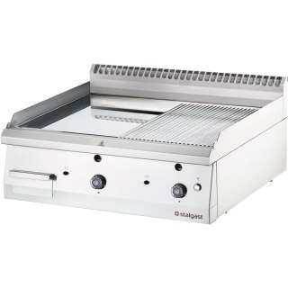 Grill Gazowy Chromowany Gładki-Ryflowany Gaz Butlowy Stalgast 9737330