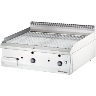Grill Gazowy Chromowany Ryflowany G20 Gastronomiczny Stalgast 9737210