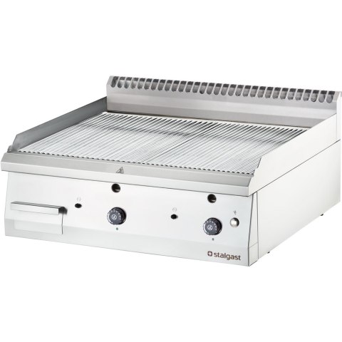 Grill Gazowy Chromowany Ryflowany G30 Dla Gastronomii Stalgast 9737230