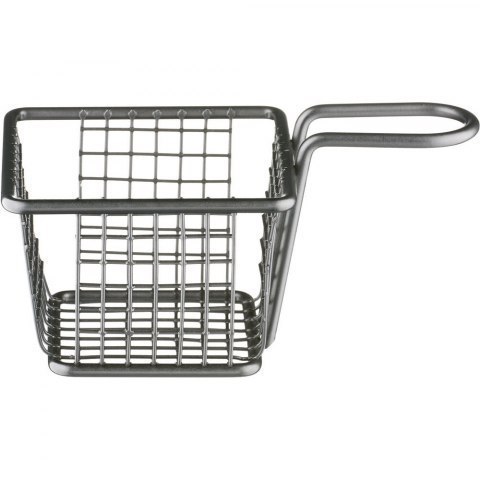 Koszyk do Serwowania Potraw Czarny 10x10x7cm Stalgast