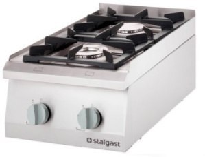 Kuchnia Gazowa 2-Palnikowa 10,5kW Gaz Ziemny Gastronomiczna Stalgast 9705210