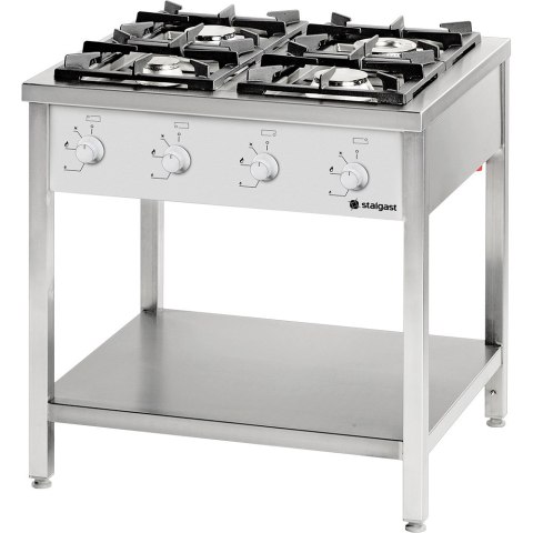 Kuchnia Gazowa 4-Palnikowa Stalgast 979521 22,5kW Gaz Ziemny