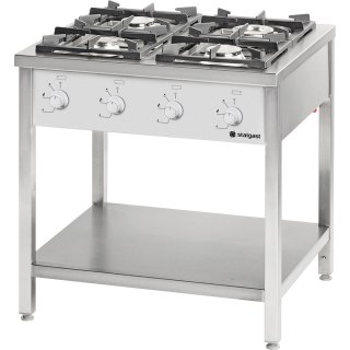 Kuchnia Gazowa 4-Palnikowa Stalgast 999531 24kW Gaz Ziemny