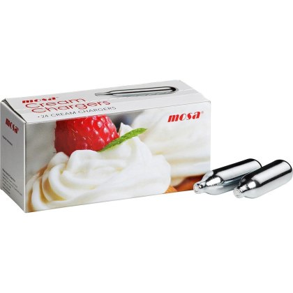 Naboje do Bitej Śmietany Mosa N2o 24 sztuki Uniwersalne Stalgast 500030