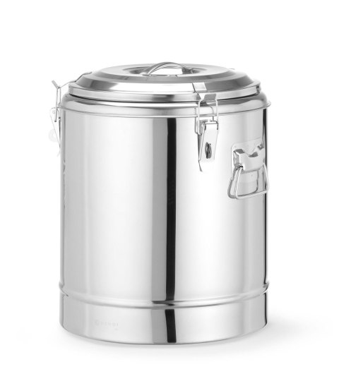 Termos do transportu żywności Kitchen Line 23L srebrny ⌀350x440 HENDI 710241