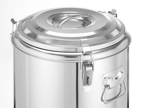 Termos do transportu żywności Kitchen Line 23L srebrny ⌀350x440 HENDI 710241