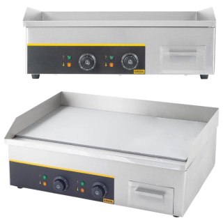 Płyta Grilllowa Elektryczna Gładka 64 cm 2 Strefy Stalgast 745121
