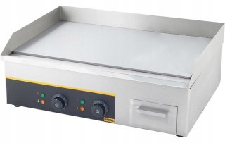 Płyta Grilllowa Elektryczna Gładka 64 cm 2 Strefy Stalgast 745121