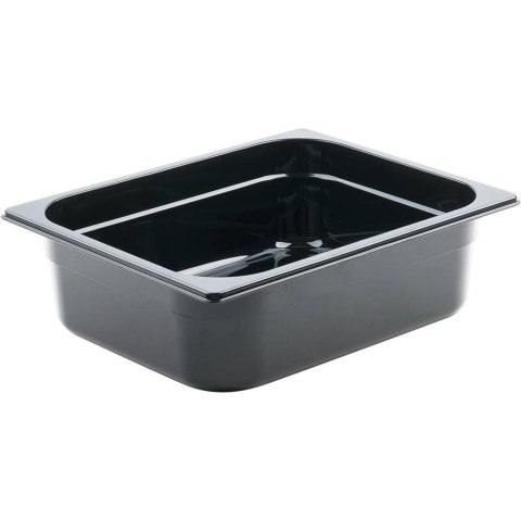 Pojemnik GN 1/2-100 mm Czarny Poliwęglan Stalgast 152101