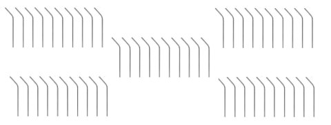 Słomki do Napojów 21,5 cm Zestaw 50 sztuk Stalgast
