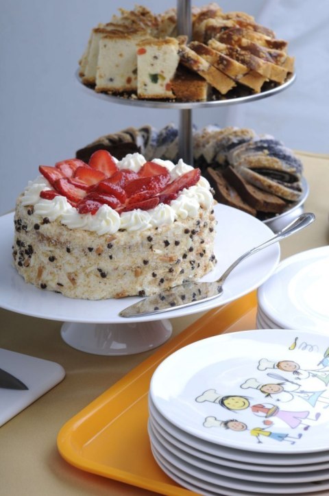 Patera na Ciasto Apulia Ø32 cm Porcelana Stalgast 394403