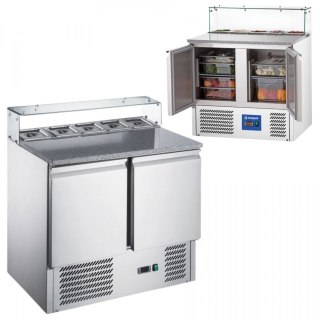 Stół Chłodniczy Sałatkowy do Pizzy 2-Drzwiowy Stalgast 833027