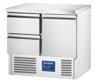 Stół Chłodniczy z Drzwiami i 2 Szufladami Agregat Dolny 220l Stalgast 832042