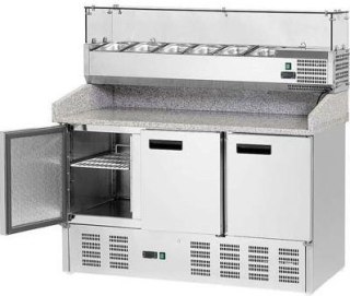 Stół Chłodniczy z Nadstawką 6x GN 1/4 Stalgast 843032