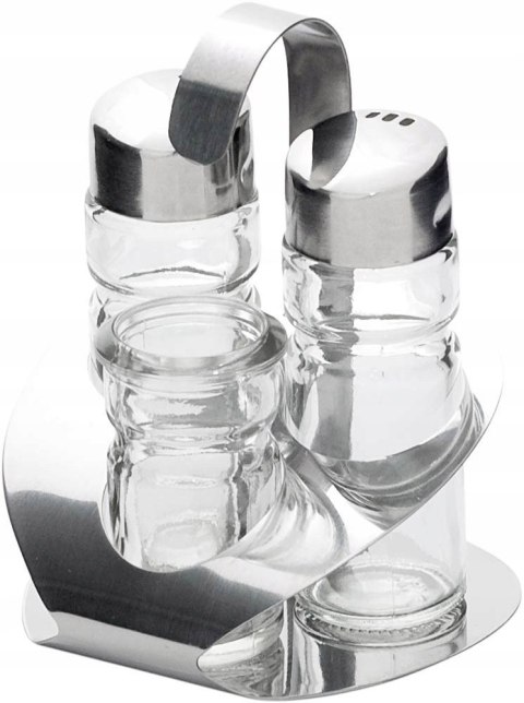 Zestaw do Przypraw: Sól Pieprz Wykałaczki Stalgast 362005