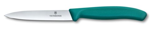 Nóż do jarzyn gładki zielony (L)212mm Victorinox 6.7704.C1